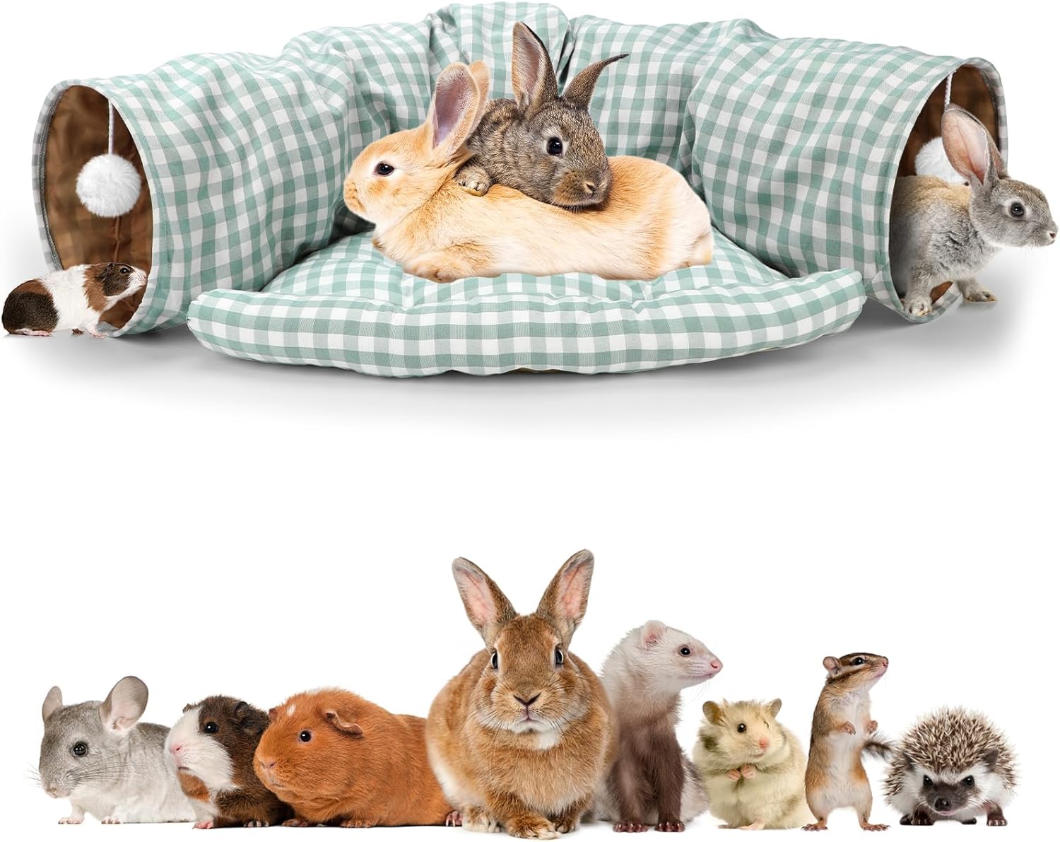 Pet Tunnel Bed Collapsible Design For Cats Kittens - Image 12