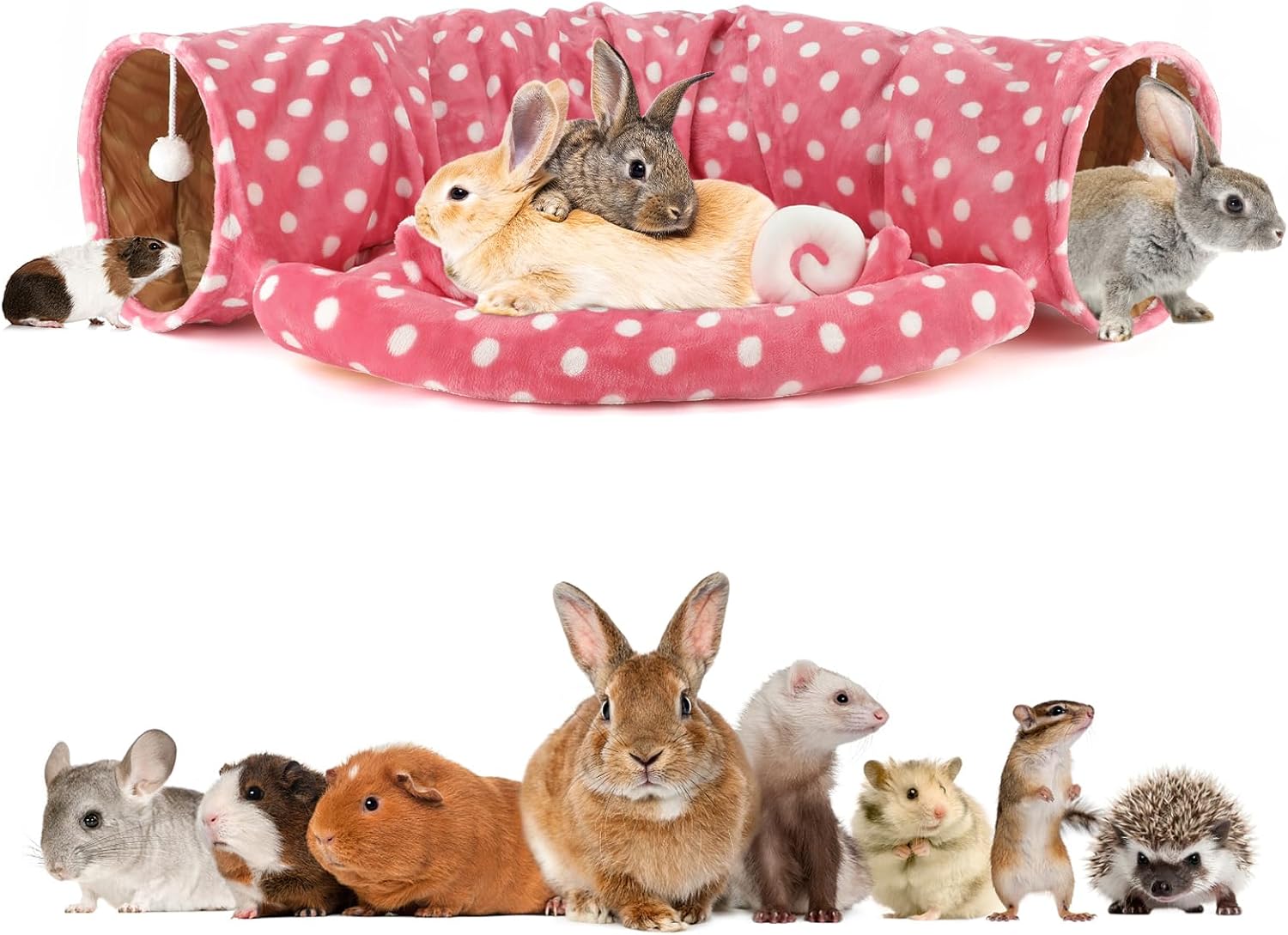 Pet Tunnel Bed Collapsible Design For Cats Kittens - Image 13