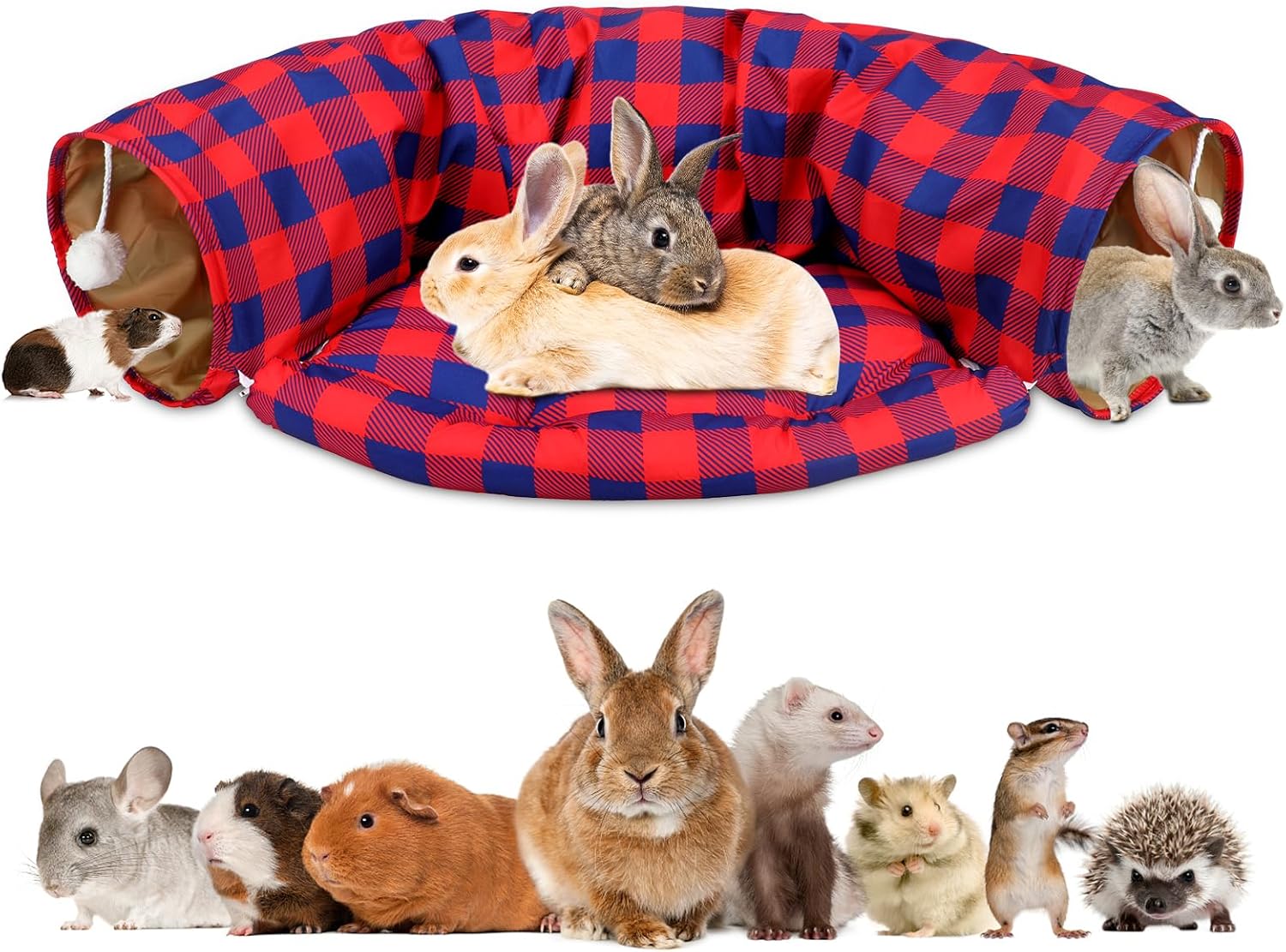 Pet Tunnel Bed Collapsible Design For Cats Kittens - Image 15