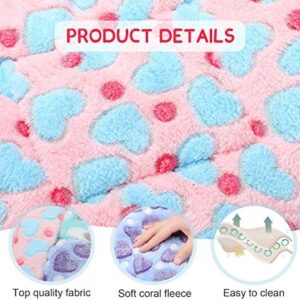 Small Animal Bed Pads Fleece Warm Purple 3 Pcs - Image 6